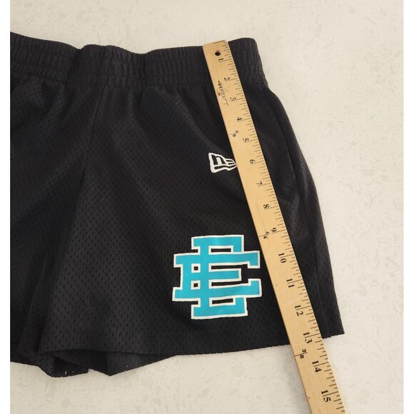 New Era x Eric Emanuel Shorts Black Miami Marlins Baseball Collab Mens Small EUC - Picture 9 of 10